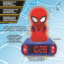 LEXiBOOK - Marvel Spider-Man Digital Alarm Clock with Night Light Snooze and Marvel Spider Man Superheroes Sound Effects - Boys Clock - Luminous Spiderman, Blue - RL800SP by TinyTreasures Baby Boutique