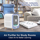 Jafanda Air Purifier for Home Bedroom 780sq ft, HEPA & Activated Carbon, Air Cleaner with Fragrance Sponge & Nightlight for Smoke, Allergies, Dust, Odor, VOC, Pet Dander, Pollen, Office, Desktop,Blue by TinyTreasures Baby Boutique