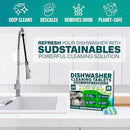Sudstainables Dishwasher Cleaner and Deodorizer Tablets, 24 Pack – Dishwasher Cleaning Tablets for Odor and Buildup Removal, Descaler - 1-Year Supply by TinyTreasures Baby Boutique