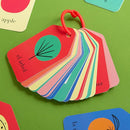 Spanish English Flash Cards - Bilingual Toddler First Words Flashcards – 26 Educational, Colorful, Double-Sided Vocabulary Cards – Sight Words for Toddler Games, ESL Kids & Preschoolers by TinyTreasures Baby Boutique