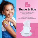 BioSwiss Bandages, Princess Shaped Self Adhesive Bandage, Latex Free Sterile Wound Care, Fun First Aid Kit Supplies for Kids, 24 Count by TinyTreasures Baby Boutique
