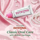 EUTHYMOL Whitening Toothpaste (3.7fl oz) - Stain Removal in 2 Weeks, Long-Lasting Freshness for Sensitive Gum & Teeth. Bad Breath, Cavity Prevention. Recyclable Aluminum Tube by CozyNest Decor