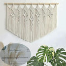 Achart Macrame Wall Hanging Large- Boho Wall Decor- large wall art- Wall Decor Living Room- Macrame Tapestry Boho Decor for Bedroom (Beige-Flower) by CozyNest Decor