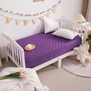 NTBAY 2 Pack Waterproof Crib Mattress Protector, Quilted 28"x52" Toddler Fitted Sheet - Machine Washable - Soft and Breathable Mattress Pad Cover for Crib, Nursery, Daycare, Cot, Purple by TinyTreasures Baby Boutique