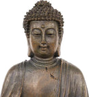Alpine Corporation 15" Tall Indoor/Outdoor Meditating Buddha Statuary Décor by GreenHaven Gardens