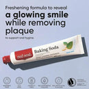 Red Seal Baking Soda Toothpaste - Fluoride-Free Herbal & Mineral Formula, Vegan-Friendly, Cruelty-Free, SLS and Paraben-Free, No Artificial Flavors, NATRUE Certified Natural, Dry Mouth Relief (2 Pack) by CozyNest Decor