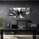 Black and White Pictures for Wall Abstract Art Wall Decor for Living Room Bedroom Office Wall Art 24 x 48 Inch by CozyNest Decor