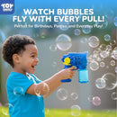 TOY Life 3 Pack Bubble Guns for Kids, Automatic Bubble Blower, Leakproof & Lightweight, Outdoor Summer Toys for Beach Travel, Easter Basket Stuffer, Party Favor, Birthday Gift for Toddlers Boys Girls by TinyTreasures Baby Boutique