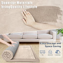 Baby Play Mat for Floor, 1.3" Thick Extra Large Cushioning Memory Foam Playpen Cushion, Soft Coral Velvet Tummy Time Mat with Non-Slip Backing, Child Nursery Rug for Toddlers, Kids (Beige, 79X59) by TinyTreasures Baby Boutique