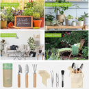 Indoor Garden Tools for Gardening - KiiZYS 12-Piece Small Garden Tools Set - Indoor Gardening Gifts for Women - Mini Gardening Hand Tools Indoor Plant Tools by GreenHaven Gardens