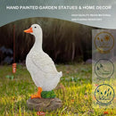 Elenon Goose Statue Garden Decorative, 11 inch High Adorable Flower Bed Outdoor Decor, Yard Patio Art Decor Sculptures Table Ornament by CozyNest Decor