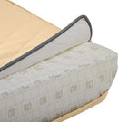 Classic Accessories Montlake FadeSafe Water-Resistant 21 x 20 x 4 Inch Wide Back Patio Quilted Lounge Cushion, Chamomile by GreenHaven Gardens