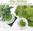 Potanro Faux Green Moss 5.3oz Artificial Fake Plant Moss Preserved Moss for Potted Plants Indoor Plants, Crafts, Planters, Bonsai Artifcial, DlY Floral Decorative Moss, Garden Wedding Decor by CozyNest Decor