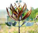 LimeHill Wind Spinner for Yard and Garden - Large Metal Kinetic Wind Sculptures for Outdoor Decorations (24 X 84 Inches) by CozyNest Decor