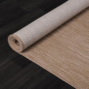 Washable Indoor Outdoor Rug 6x9 Weather Resistant Area Rugs Modern Solid Jute Rug for Porch Deck Balcony Backyard Patio Outside Carpet (6 X 9 Jute Beige) by CozyNest Decor