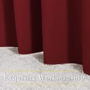 NICETOWN Blackout Curtain Panel Grommet - Home Decorations Thermal Insulated Solid Grommet Top Blackout Living Room Panels/Drapes for Gift (Burgundy Red, 1 Pair, 46 x 72-Inch) by TinyTreasures Baby Boutique