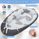 Baby Lounger - Breathable & Soft Baby Nest, Portable and Lightweight Tummy Time Lounger for Home and Travel, Ideal Newborn Babies Essentials Baby Shower Gifts by TinyTreasures Baby Boutique