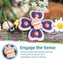 LiKee Strong Suction Cup Fidget Rotating Sensory Bath Toys for Baby 12 18 Months Airplane Car Travel Table & Window Toys for 1 2 Years Old Toddler Boys and Girls (Panda) by TinyTreasures Baby Boutique