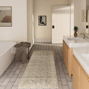 Washable Kitchen Rug Runners for Hallways: 2'x10' Bedroom Runner Rug Non Slip Low-Pile Stain Resistant Soft Indoor Floor Carpet Runner for Indoor Entryway Hallways Kitchen Laundry Room Farmhouse by TinyTreasures Baby Boutique