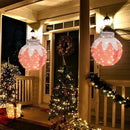 BRIGHTDECK Outdoor Christmas Ornaments, Lighted Pop-Up Outdoor Holiday Ball Decoration with 80 LED Lights, 8 Light Modes, Lighted Collapsible Holiday Decorations for Yard, Home (Pink) by CozyNest Decor