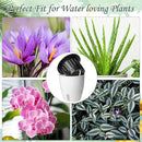 Eccliy 14 Pieces 5 Inch Indoor Plant Pots Self Watering Planters with Drainage Holes Plastic Flower Pots with Water Indicator White Violet Pots for Indoor Outdoor Garden Home Office Decor by GreenHaven Gardens