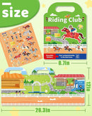 Benresive Reusable Sticker Book for Toddlers 2-4 Years, Fun Travel Stickers for Kids, Waterproof Sticker Books for Toddlers 1-3, Crafts Activities for Todddlers 1-3 2-4 3-5 - Riding by TinyTreasures Baby Boutique