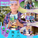Vvinca Rechargeable Walkie Talkies for Kids 4 Pack, 5-7 Year Old Boy Toys Long Range 22 Channels 2 Way Kids Walkie Talkie with Flashlight for Camping Hiking Indoor Outdoor 3 4 5 6-12 Girl Boy Gift by TinyTreasures Baby Boutique
