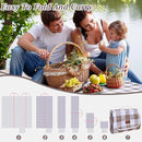 80"x80" Extra Large Waterproof Outdoor Mat - Sandproof Foldable Picnic Blanket for Family Camping, Backyard, Beach Parties - Heavy Duty & Easy Storage (Dark Brown) by TinyTreasures Baby Boutique