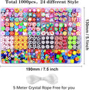 1000PCS Polymer Clay Beads Bracelet Making kit, 24 Style Cute Fun Sports Ball Beads Baseball Basketball Soccer Rugby Volleyball Football Charms, DIY Bracelet Making kit by TinyTreasures Baby Boutique