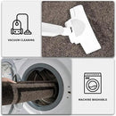 PURRUGS Dirt Trapping Door Mat 34" x 60", Non-Slip/Skid Machine Washable Entryway Rug, Shoes Scraper, Area Rug, Super Absorbent Welcome Mat for Muddy Wet Shoes and Paws, Grayish Brown & Coffee by CozyNest Decor