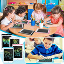 Epakh 16 PCS LCD Writing Tablet for Kids - 8.5 Inch Reusable Writing Board Drawing Doodle Pad Gift for Girl & Boy, Toddlers, Back to School, Birthday Party Favors(Black, White, Light Blue, Light Red) by TinyTreasures Baby Boutique