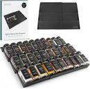 Spice Drawer Organizer - Expandable Spice Rack for Drawer, Black Seasoning Organizer for Drawer Spice Organizer, Spice Organization Seasoning rack insert for Cabinet (Jars Not Included) by CozyNest Decor