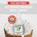 Rebel Green Organic Laundry Detergent - Natural Laundry Soap - Liquid Laundry Detergent with Dispenser Cup - Gentle Laundry Detergent - Fresh Unscented Soap - (68 Load Bottles, 2 Pack) by TinyTreasures Baby Boutique