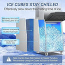 Commercial Ice Maker 600 Lbs/24H Ice Machine Large Capacity Stainless Steel, 182 Ice Trays Industrial Ice Machine, 350 Lbs Storage Commercial Ice Maker Machine Freestanding, Cube Ice Maker Commercial by CozyNest Decor