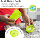 Re-Play Sippy Cups for Toddlers - 10 Oz. Reusable Spill Proof Cups for Kids, Dishwasher/Microwave Safe - Made in USA - Set of 4-3.13" x 6.25" - Preschool by TinyTreasures Baby Boutique