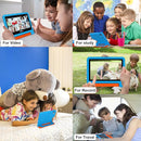 2025 Kids Tablet 10 inch Android 14 Tablets for Kid Octa-Core, 20GB+128GB (TF 1TB), Toddler Tablet with Shockproof Case, 2.4G+5G WiFi 6, Parental Control, Face Unlocked, Split Screen, BT5.0 (Blue) by TinyTreasures Baby Boutique