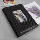 RECUTMS Photo Picture Album 4x6 300 Photos,Small Capacity PU Leather Album 4x6 Book Cover Wedding Family Photo Albums Holds 300 Horizontal Photos (Black) by TinyTreasures Baby Boutique