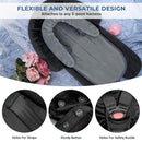 COOLBEBE New Babybody Support & Strap Covers Set for Newborn Infant Toddler- Extra Soft Stroller Cushion Pads Car Seat Insert, Perfect for Carseats, Strollers, Swings, Black by TinyTreasures Baby Boutique