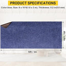Marine Carpet,6 FT x 10 FT Deep Blue Indoor Outdoor Carpet 0.2" Thick Boat Carpet with Water-Proof TPE Backing, Non-Slide Outdoor Marine Carpet Roll for Home, Patio, Porch, Deck by CozyNest Decor