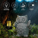 Solar Garden Statue Owl Figurine，Outdoor Garden Decor with Solar LED Lights for Patio,Balcony,Yard, Lawn-Unique Holiday Gifts for Women, Mom by GreenHaven Gardens