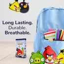 BioSwiss Bandages, Angry Birds Game Shaped Self Adhesive Bandage, Latex Free Sterile Wound Care, Standard Shape for Kids and Adults, 50 Count by TinyTreasures Baby Boutique