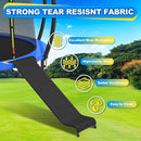 Universal Trampoline Ladder Trampoline Slide for Kids Climb Up & Slide Down, Outdoor Trampoline Slide Attachment, Easy to Install, Fit All Kinds of Trampolines, Black by TinyTreasures Baby Boutique