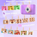 Kids Camera with 180° Flip-up Lens for Selfie & Video, HD Digital Video Cameras for Toddler with 32GB SD Card, Ideal for 3-8 Years Old Girls Boys on Birthday Christmas Party as Gift by TinyTreasures Baby Boutique