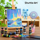 Shuttle Art Color Change Acrylic Paint Set, 16 Colors Chameleon Colors Acrylic Paint in Bottles (60ml/2oz), Non-Toxic for Artists, Beginners and Kids on Rocks, Crafts, Canvas, Wood, Fabric, Ceramic by TinyTreasures Baby Boutique