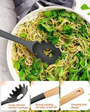 Kitchen Utensils Set, 13PCS Silicone Cooking Utensils, Heat Resistant Kitchen Utensil Spatula Set for Nonstick Cookware, Wooden Handles Kitchen Gadgets Tools Set by CozyNest Decor