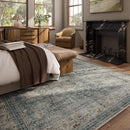 Area Rugs 10x14 Living Room: Washable Rugs for Bedroom Vintage Stain Resistant Non Slip Low Pile Large Boho Carpet for Kitchen Dining Room Farmhouse Kids Room Nursery by TinyTreasures Baby Boutique