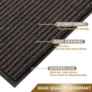 Yimobra Front Door Mat Outdoor Indoor Entrance, 100% Waterproof All-Season All Weather Doormat, Welcome Matt Outside Entry, Non Slip, Low Profile, Heavy Duty Patio Porch Floor Mats,36 x 24 by CozyNest Decor