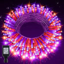 Ollny Halloween Outdoor String Lights - 60 FT 180 LED Orange and Purple Decorations, Waterproof Fairy Plug-in, 8 Modes and Timer for Party, Yard, Door, Christmas Decor by GreenHaven Gardens