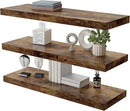 Large Floating Shelves for Wall Set of 3 Wooden Wall Shelves 36 in x 12.75 in x 2 in Room Decor Long Shelf with Invisible Wall Mount Bracket for Bedroom Kitchen Living Room Rustic Brown by CozyNest Decor