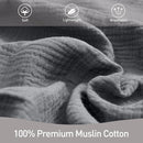GLLQUEN BABY Muslin Swaddle Blankets for Boys and Girls, 4-Pack Baby Blankets for Girl Boy, Newborn Receiving Blanket, Baby Swaddle Blanket Unisex, Baby Essentials, Registry & Gift, 40 x 38 inches by TinyTreasures Baby Boutique
